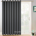 Cortinas para puertas correderas gris oscuro